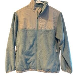 The North Face Girls Blue Fleece Jacket Girl's Size L VGUC